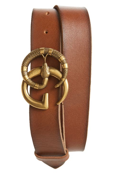 brown leather gucci belt fake|gucci marmont leather belt.